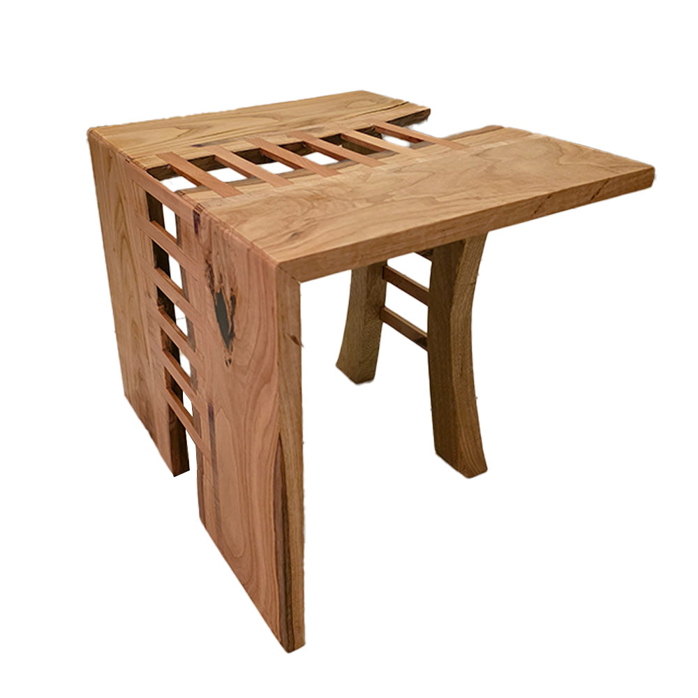 Tavolino laterale da divano stile ''Cascata''- Legno massello