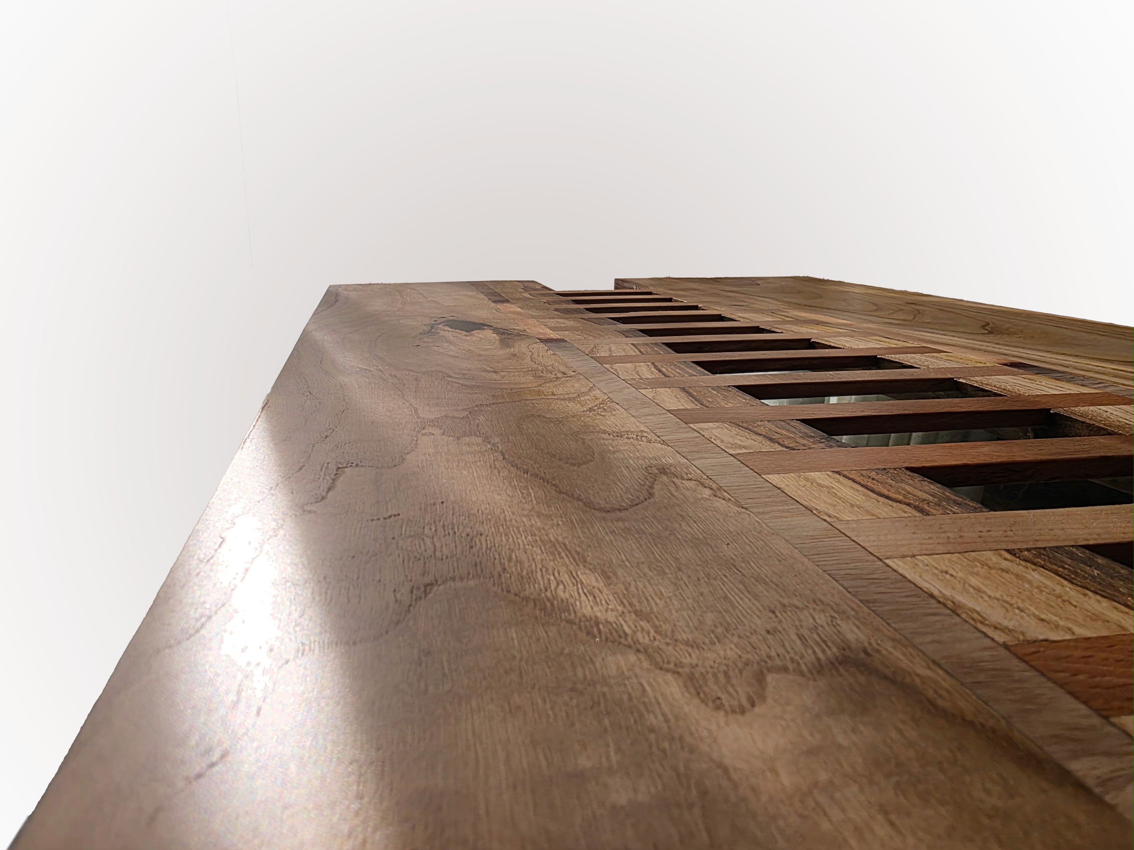''FRATTURA'' — Piano in legno massello di Castagno europeo per tavoli da salotto